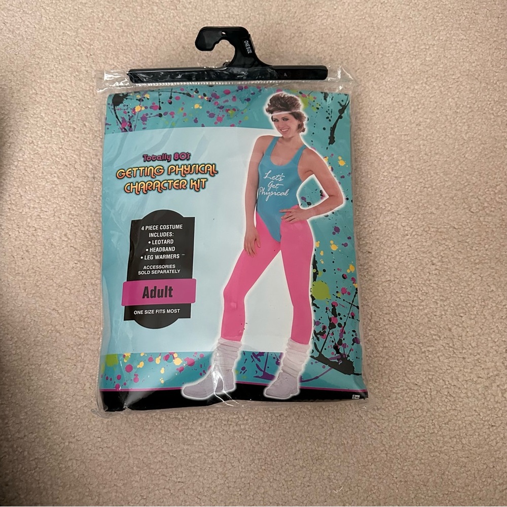 Totally 80s Getting Physical Character Kit Costume